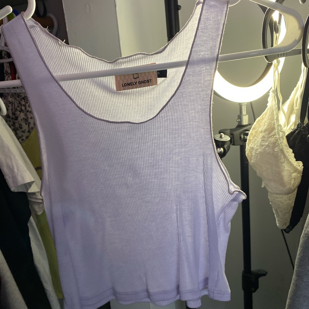 lonely ghost tank top